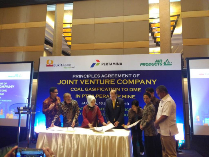 BUMN-Air Product Sepakat Bangun Pabrik Gasifikasi Batu Bara