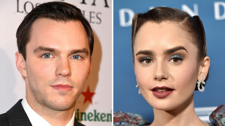 Nicholas Hoult Adu Peran dengan Lily Collins di Film Biopik Kreator The Lord of the Rings