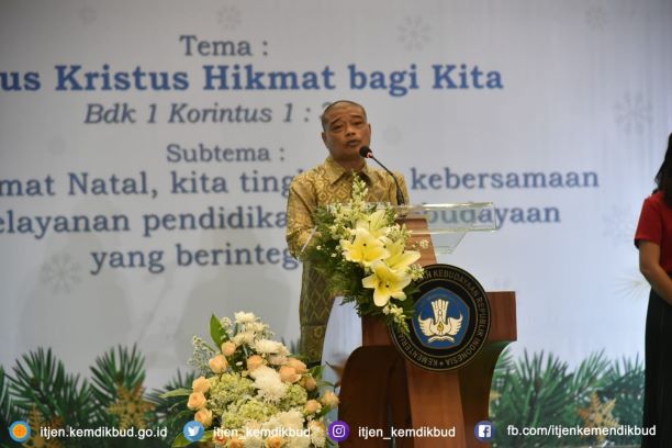 Romo Benny Tegaskan Integritas dalam Layanan Pendidikan