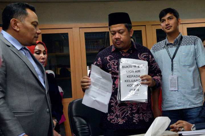 Keluarga Korban Lion Air PK-LQP Mengadu ke Pimpinan DPR