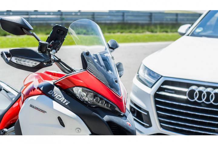 Motor Ducati Bisa Bicara dengan Mobil Audi, Kok Bisa?