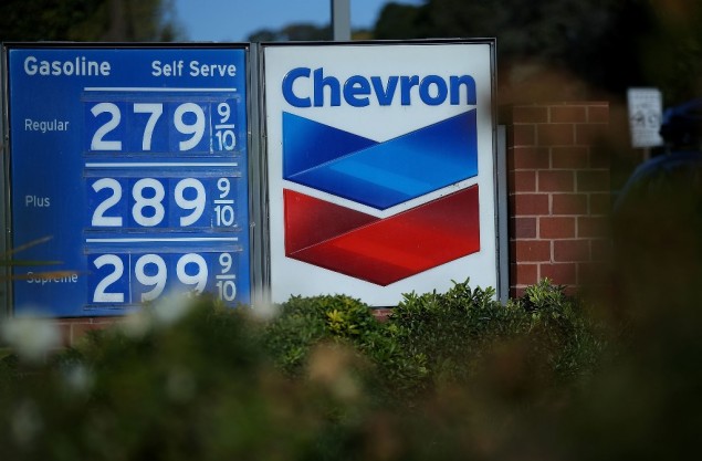 Chevron. Dok;AFP.