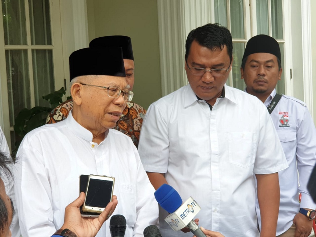 Ma'ruf: Jokowi Cinta Ulama