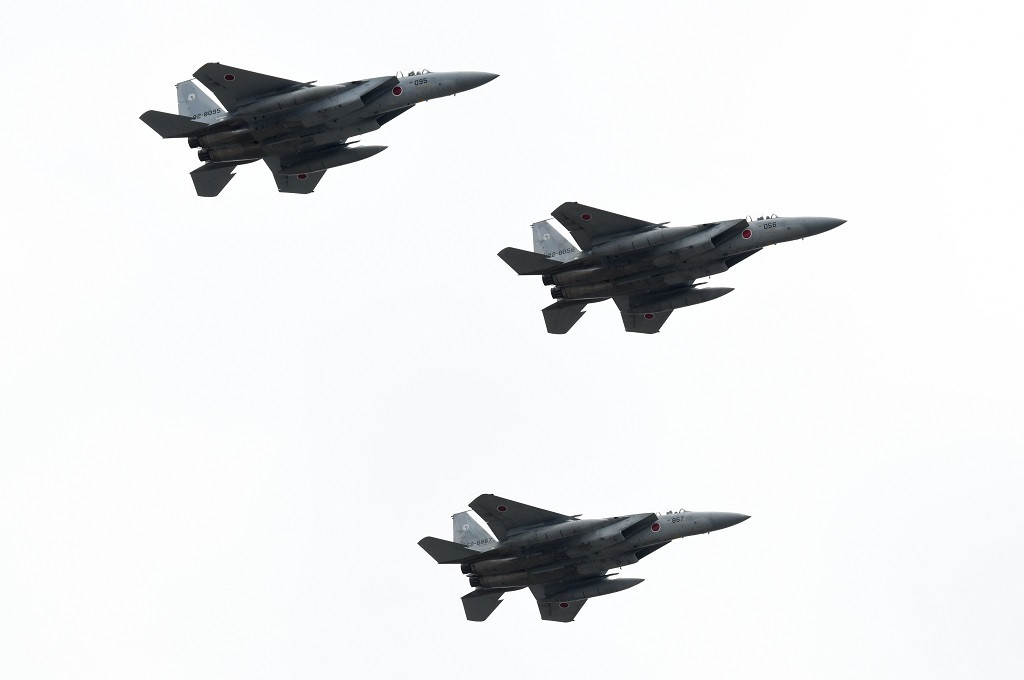 Pesawat F-15 milik Jepang. (Foto: AFP/KAZUHIRO NOGI)