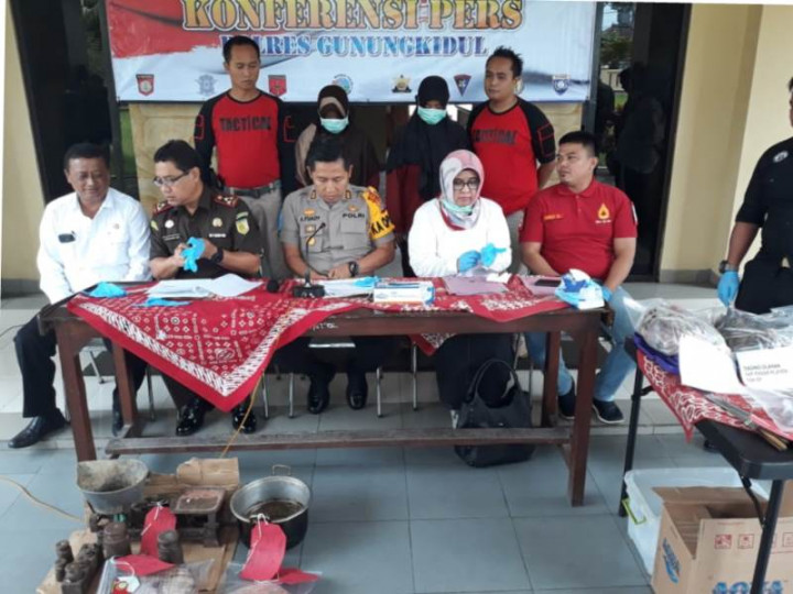 Polres Gunungkidul Tangkap Pedagang Daging Oplosan