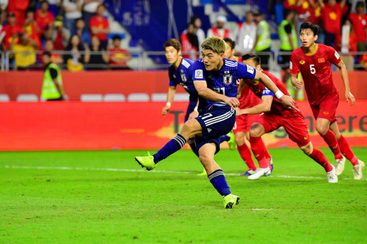 Jepang Hentikan Kejutan Vietnam di Piala Asia