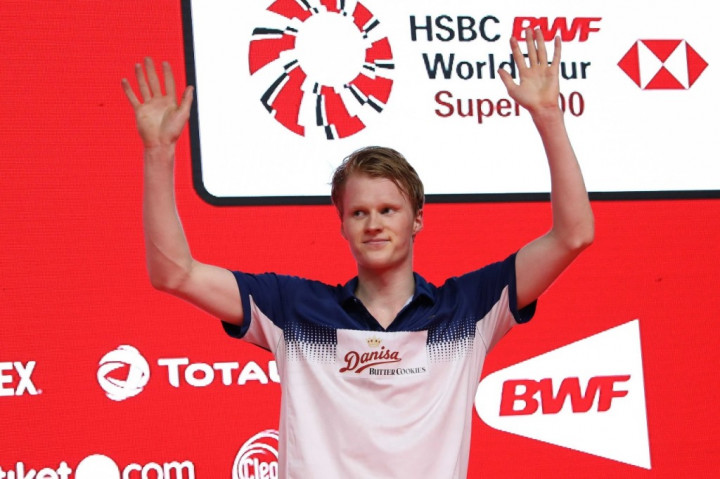 Anders Antonsen Sangat Emosional Bisa Juara di Istora