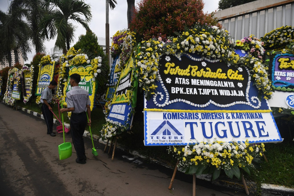 Pendiri Sinar Mas Group Eka Tjipta Widjaja dikenal sebagai sosok pekerja keras. (FOTO: Antara/Akbar Nugroho)