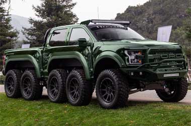 Penampakan Render Ford F-150 Velociraptor Penggerak 10-Roda