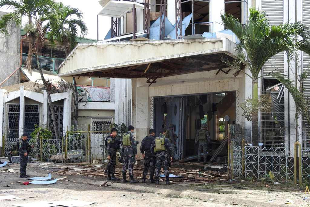 Gereja Katolik di Pulau Jolo yang menjadi sasaran ISIS. (Foto: AFP)