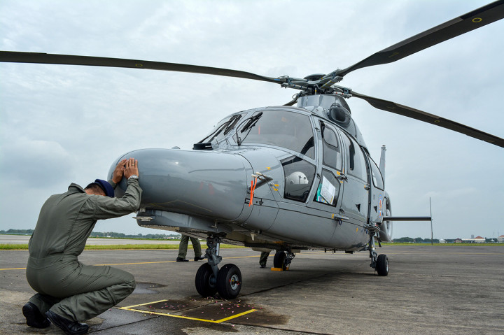 5 Helikopter AS 565 MBE Perkuat Puspenerbal Juanda