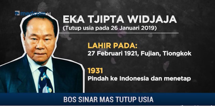 Pendiri Sinar Mas Group Eka Tjipta Widjaja dikenal sebagai sosok pekerja keras. (FOTO: dok Metro TV)