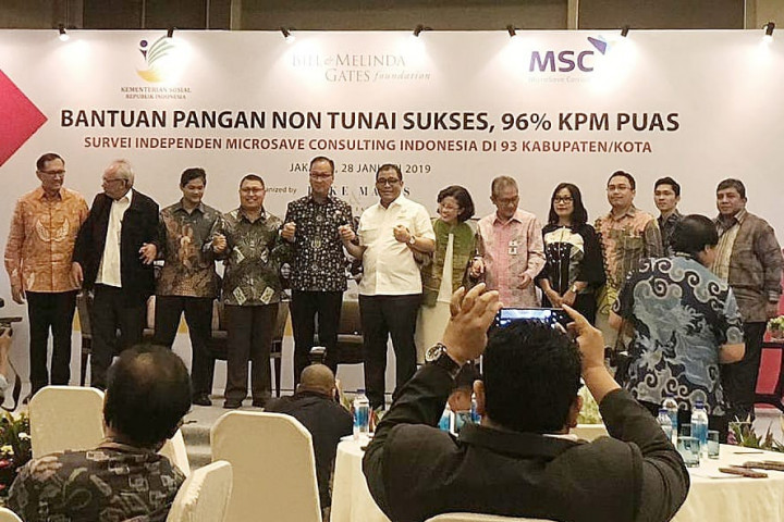 Penerima Bansos Puas dengan Skema BPNT