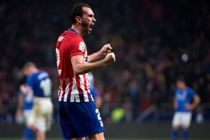 Godin Tambah Daftar Cedera Pemain Atletico Madrid