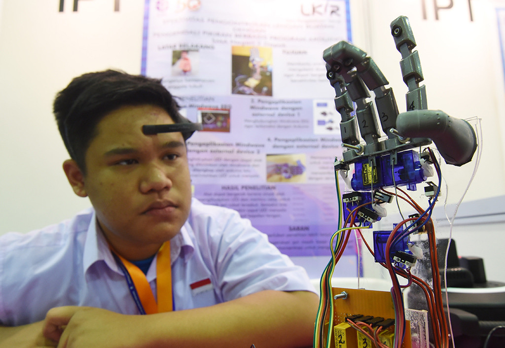 Pameran Indonesia Science Expo, ANT/Akbar Nugroho Gumay.