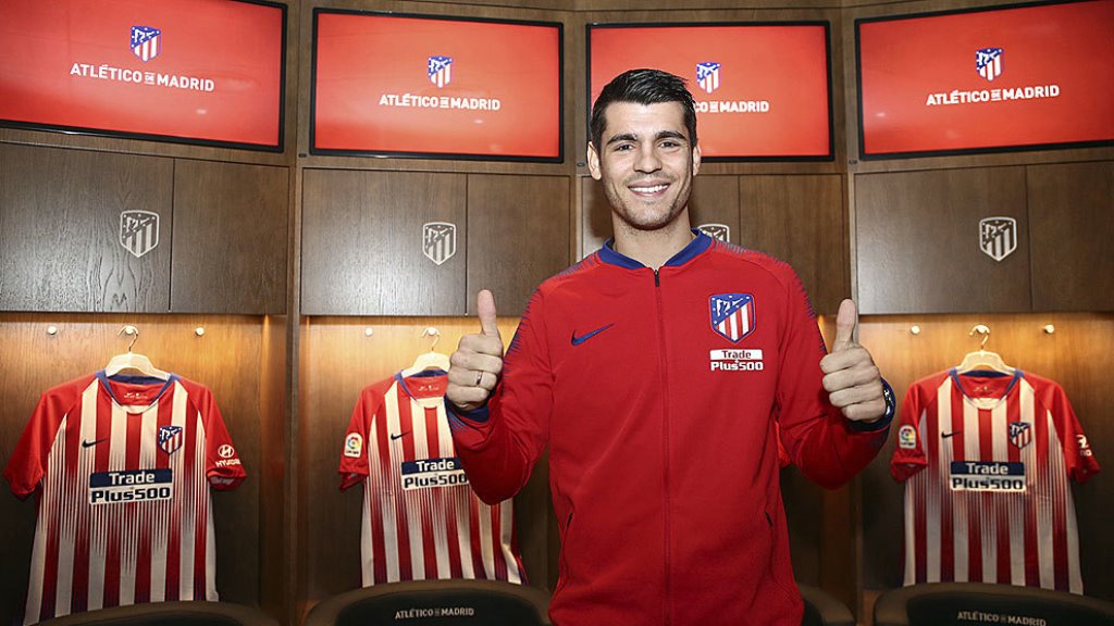 Penyarang anyar Atletico Madrid, Alvaro Morata (atleticodemadrid.com)