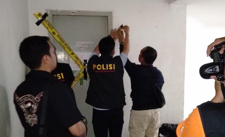 Kantor Komisi Disiplin PSSI disegel Satgas Antimafia Bola. (Foto: Medcom.id/Yona Hukmana)