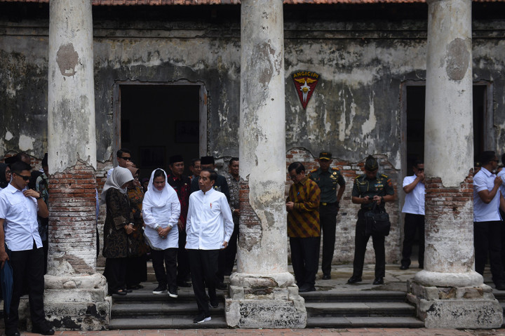 Jokowi Kunjungi Benteng Van den Bosch Ngawi