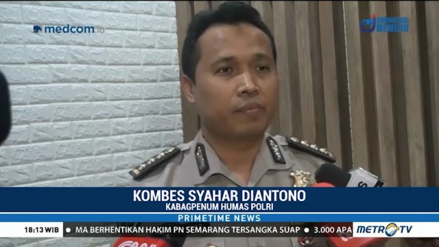 Kabagpenum Humas Polri Kombes Syahar Diantono