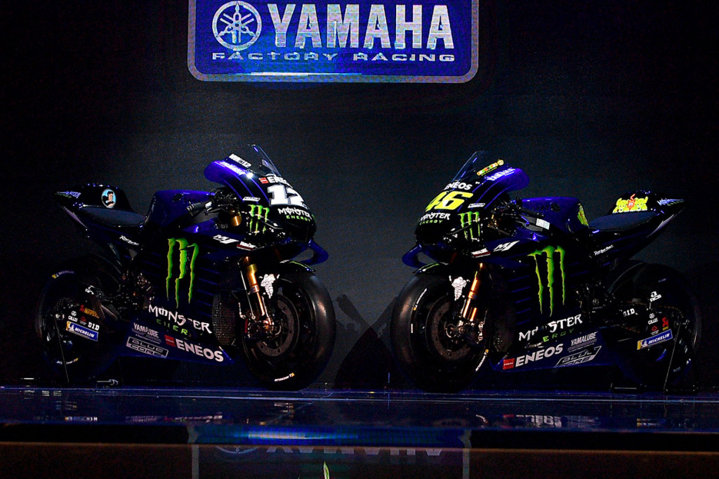 Rossi-Vinales Kenalkan Livery Baru Yamaha YZR-M1