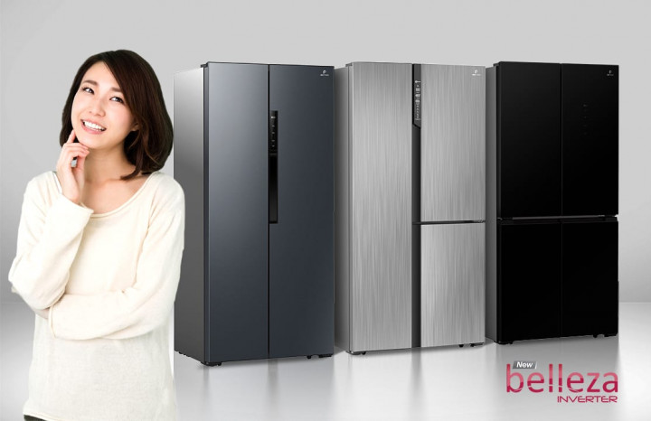 Kulkas Polytron New Belleza Inverter, Solusi Menampung Lebih Banyak