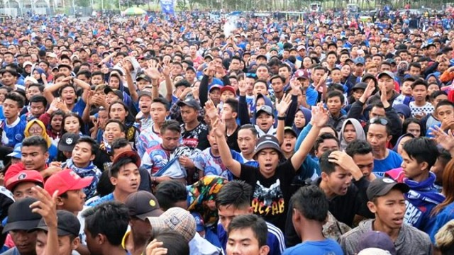 Aremania. (Foto: instagram @aremafcofficial)