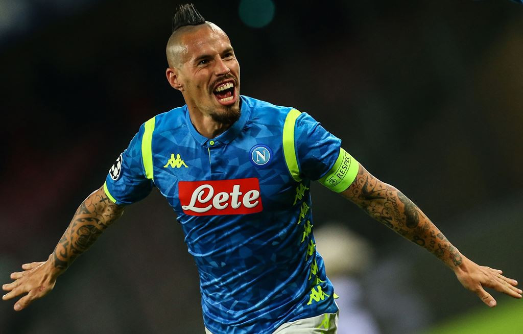 Gelandang Napoli, Marek Hamsik (AFP/Carlo Hermann)