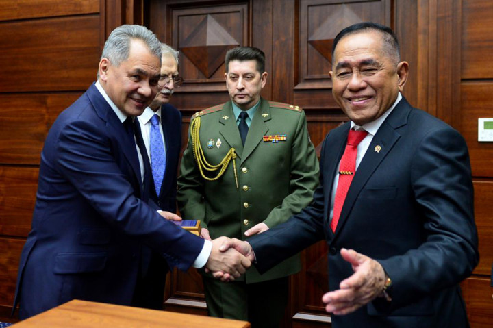 Ryamizard Ryacudu Temui Menhan Rusia di Moskow