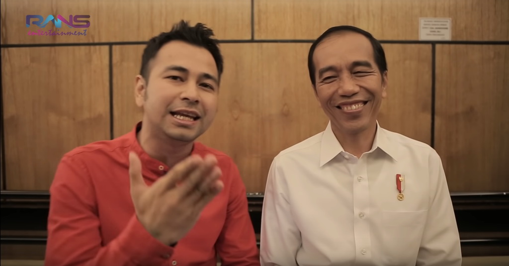 Raffi Ahmad dan Jokowi (Foto: Youtube Rans Entertainment)