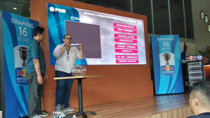 Hasil Undian Babak 16 Besar Piala Indonesia: Persib Berpeluang Jumpa Arema