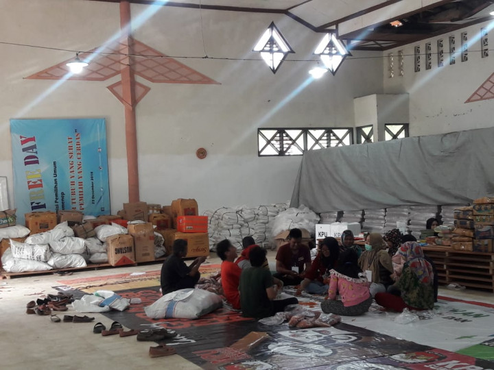 KPU Sumenep Belum Terima Surat Suara Pilpres dan DPD