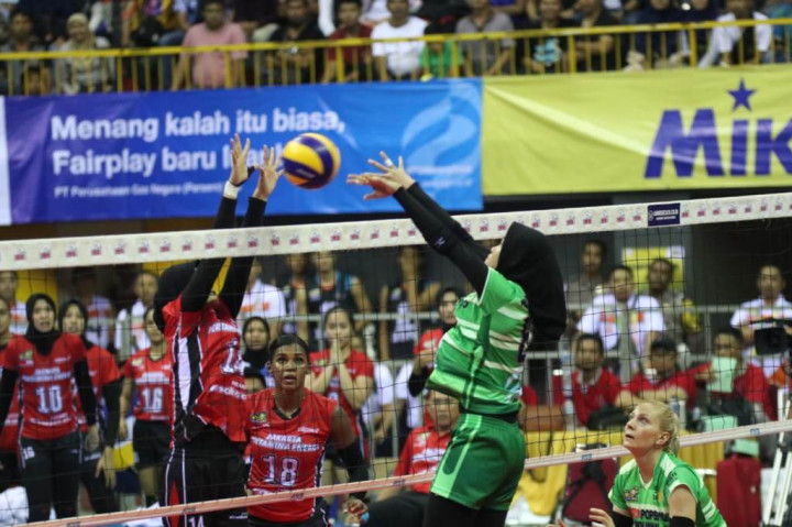 Putri JPE Tampil Cemerlang Lawan Popsivo