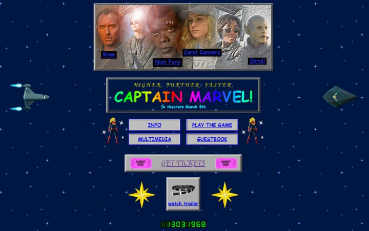 Marvel Buat Situs Retro untuk Promosikan Captain Marvel