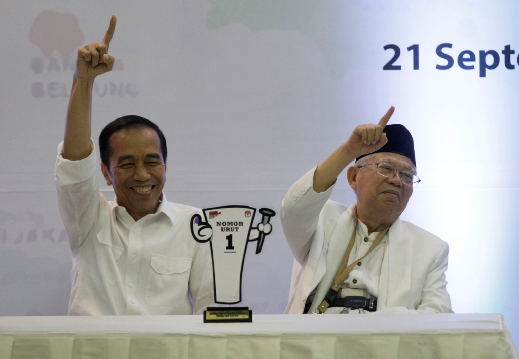 Elektabilitas Jokowi-Ma'ruf Amin Unggul di Enam Pulau