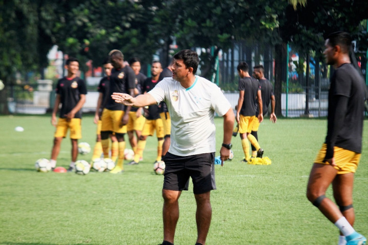 Bhayangkara FC Gelar Latihan Persiapan Hadapi PSIS