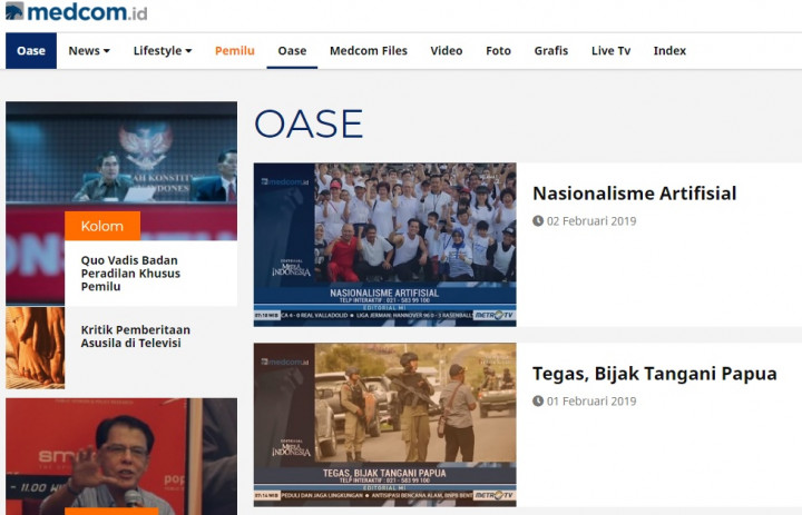 <i>Medcom.id</i> Undang Penulis Komentari Debat Pilpres 2019