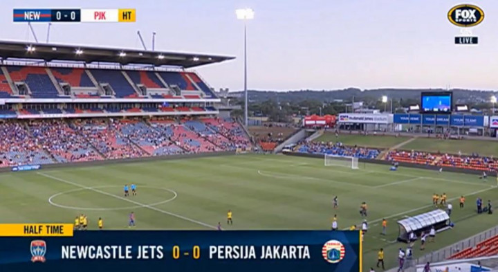 Sementara, Persija Imbangi Newcastle Jets