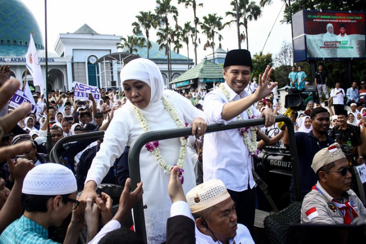 Khofifah-Emil Minta Doa Kiai untuk Pimpin Jawa Timur
