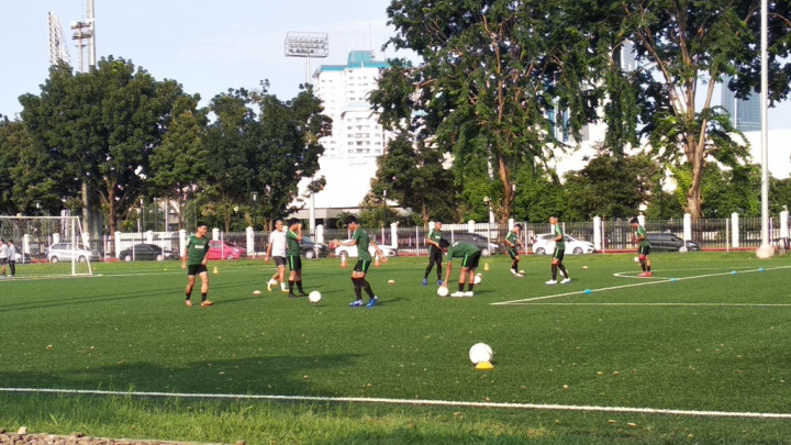 Timnas U-22 Asah Taktik dan Bola Mati di Sesi Latihan Terakhir