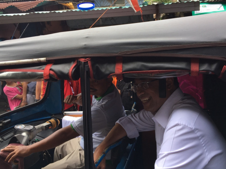 Sopir Bajaj Curhat Pemasukan Seret ke Menhub