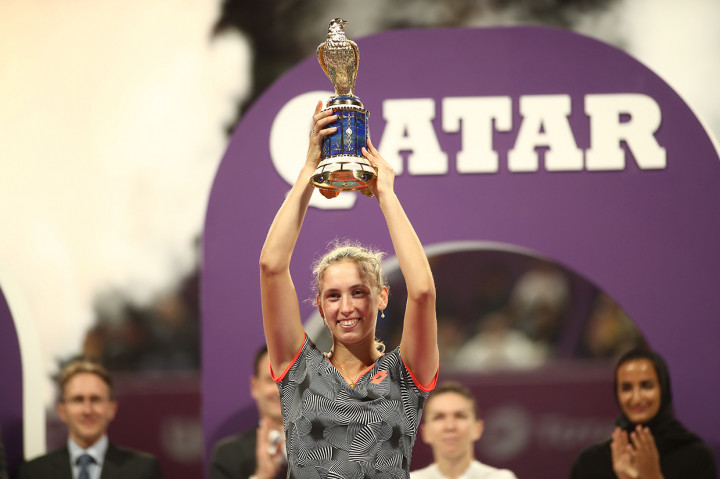 Kalahkan Simona Halep, Elise Mertens Juara Qatar Terbuka