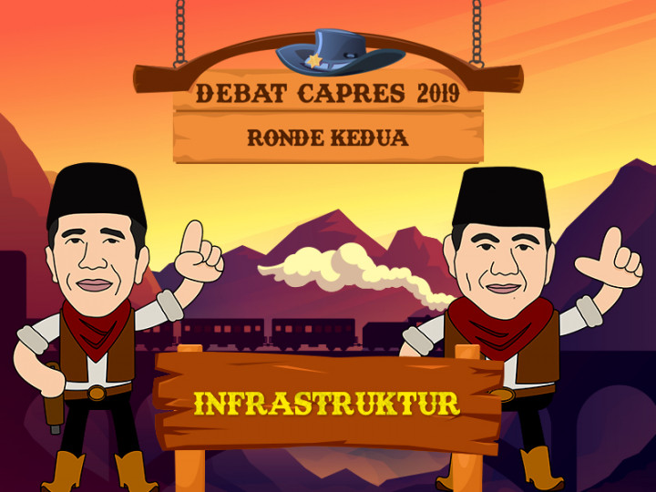 Tema Infrastruktur dalam Debat Capres 2019