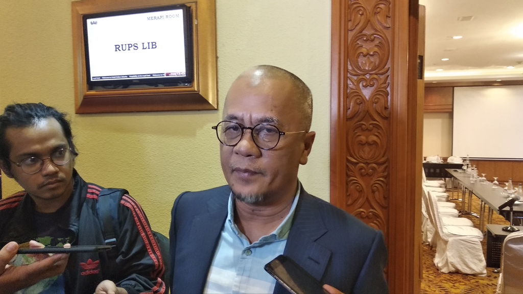 Manajer Madura United Haruna Soemitro. (Foto: medcom.id/Rendy Renuki)