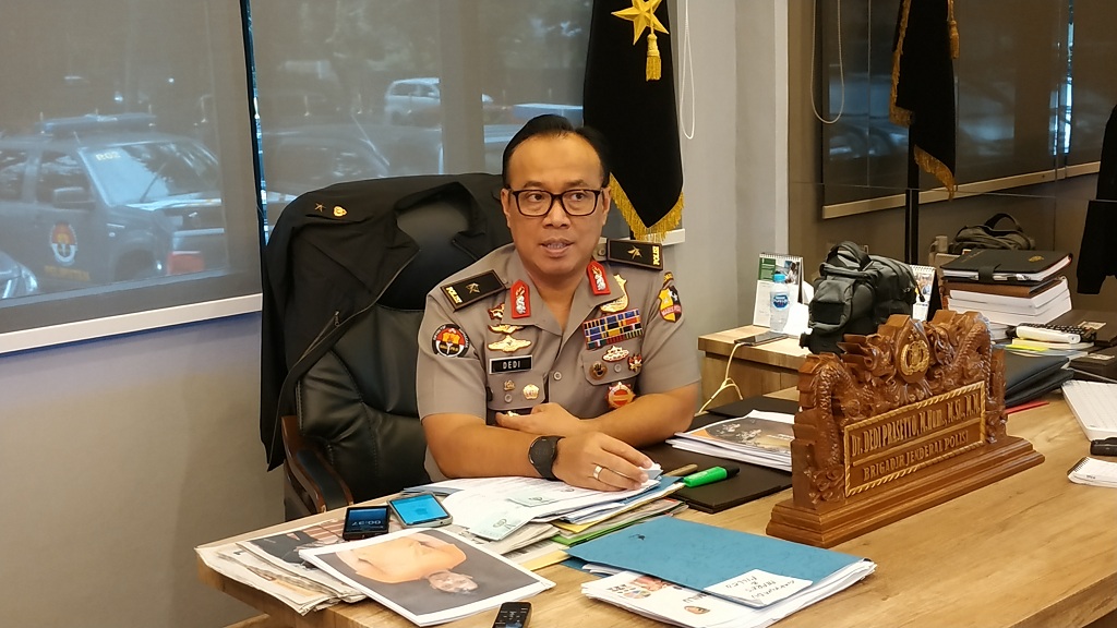 Karopenmas Divisi Humas Polri Brigjen Dedi Prasetyo - Medcom.id/Ilham Pratama Putra. 