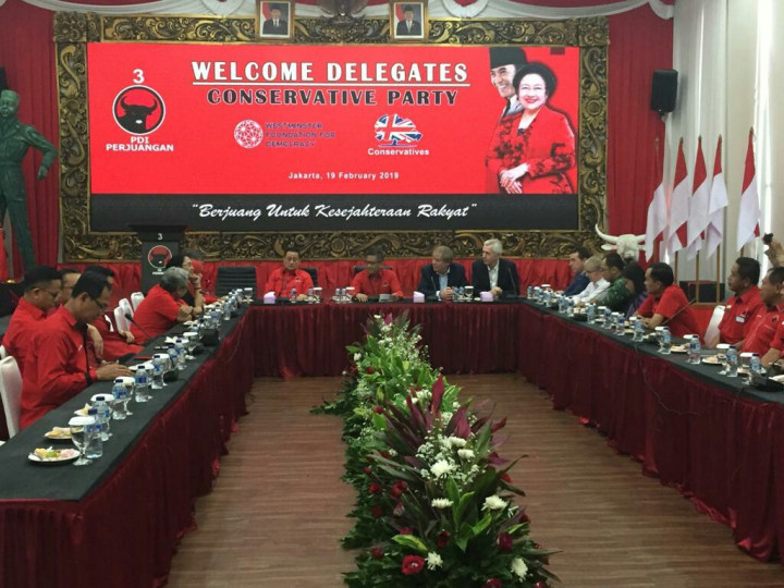 Delegasi Partai Penguasa Inggris Belajar ke PDI Perjuangan