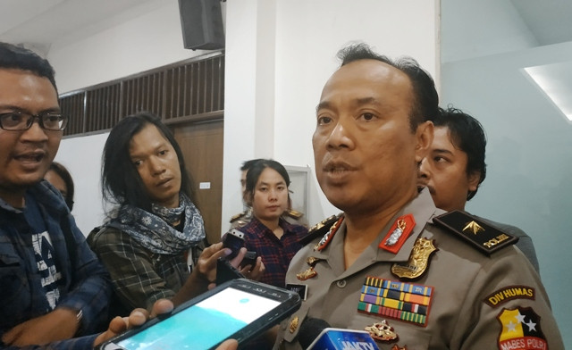 Karopenmas Devisi Humas Polri Brigjen Pol Dedi Prasetyo. Foto: Medcom.id/Ilham Pratama..