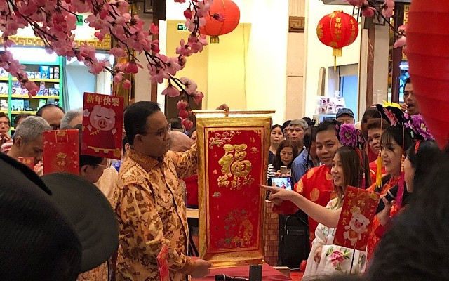 Anies Sebut Petak 9 Tempat Lalu Lintas Budaya