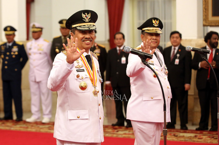 Syamsuar-Edy Resmi Dilantik Jadi Gubernur dan Wagub Riau