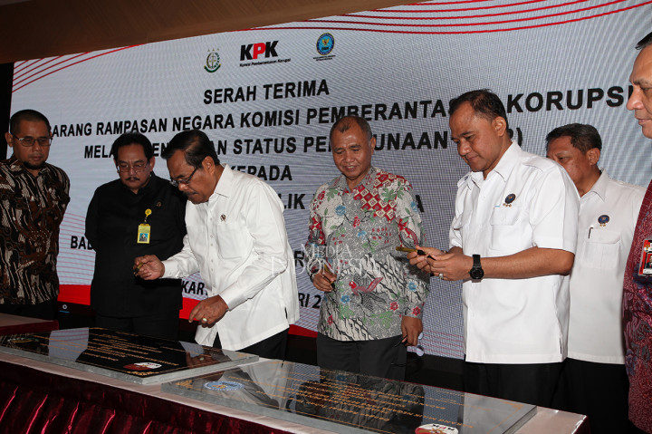 BNN dan Kejagung Terima Aset Rampasan Senilai Rp110 M