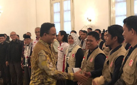 Anies Lepas Keberangkatan 32 Relawan ke Gaza